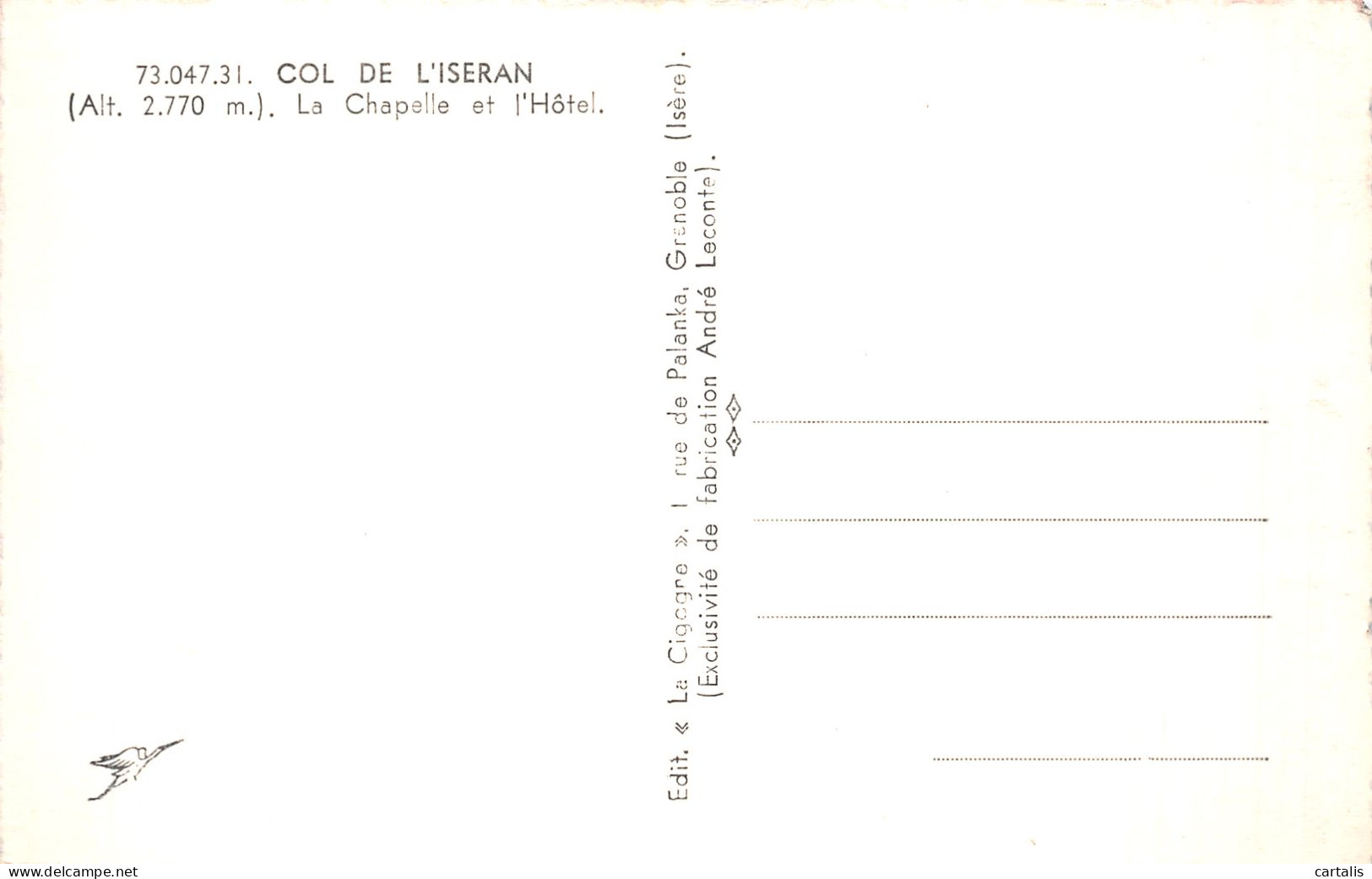 73-COL DE L ISERAN-N°4477-H/0137 - Otros & Sin Clasificación
