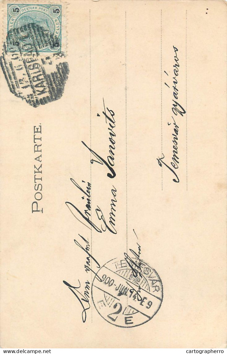 Postcard Czech Republic Gruss Aus Karlsbad Karlovy Vary - Tchéquie