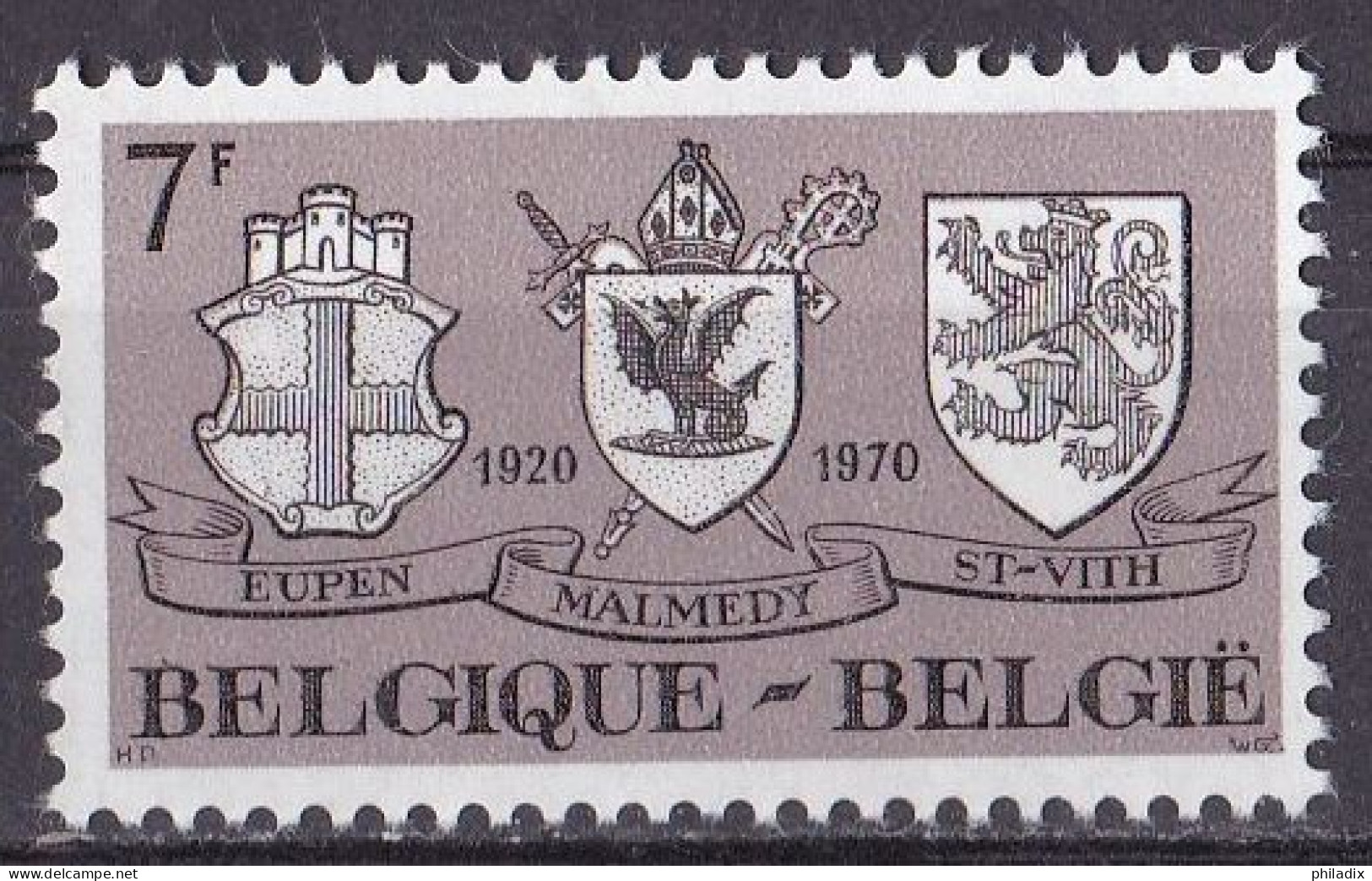 Belgien Marke Von 1970 **/MNH (A5-12) - Unused Stamps