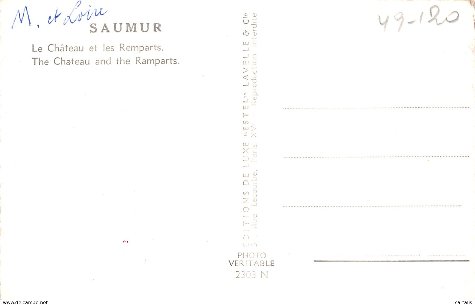 49-SAUMUR-N°4477-F/0153 - Saumur