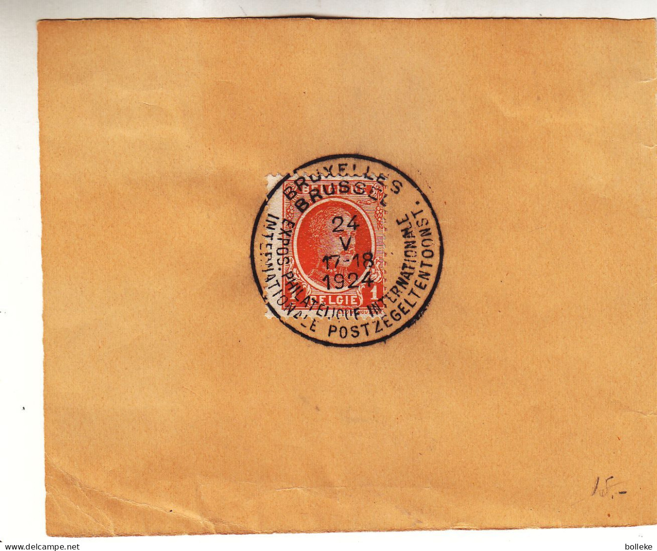 Belgique - Document De 1924 - Oblit Bruxelles - Exposition Philatélique Internationale - Houyoux - - Storia Postale