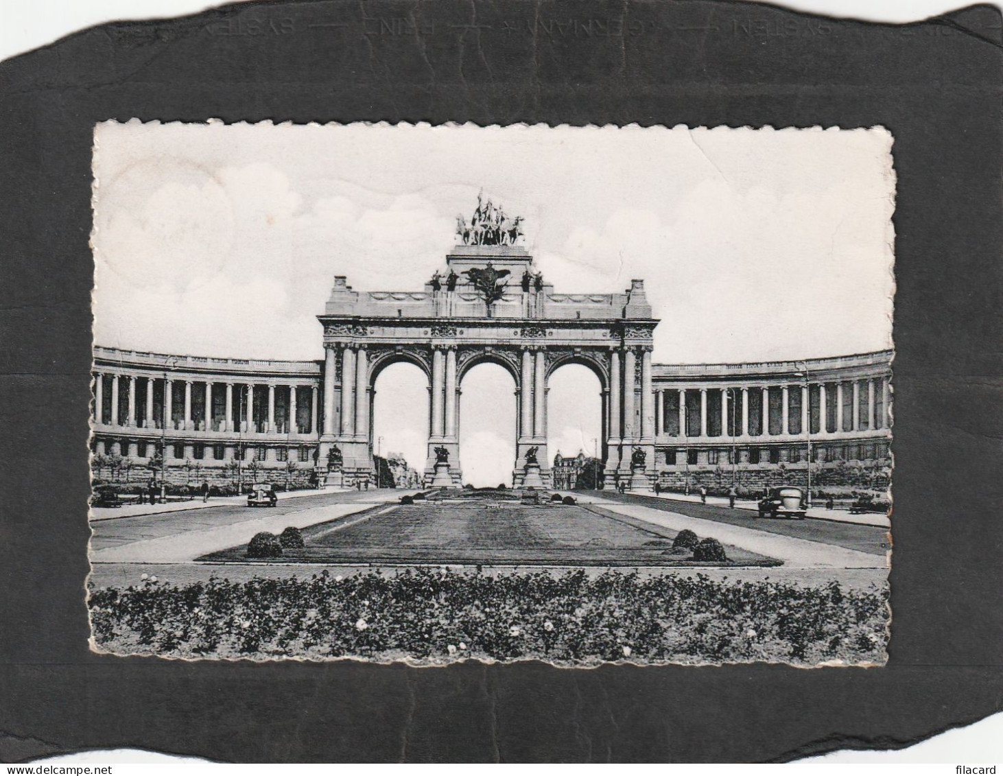 128872        Belgio,      Bruxelles,   Arcades   Monumentale  Du  Cinquantenaire,   VG   1950 - Monumenti, Edifici