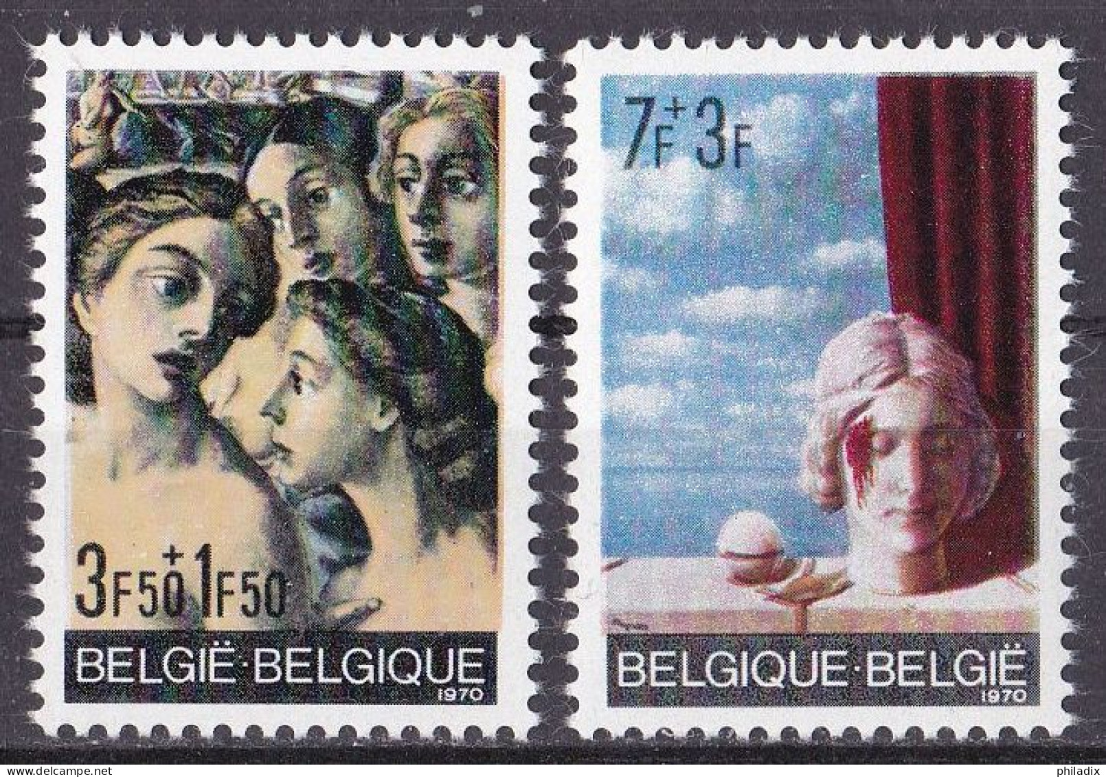 Belgien Satz Von 1970 **/MNH (A5-12) - Unused Stamps