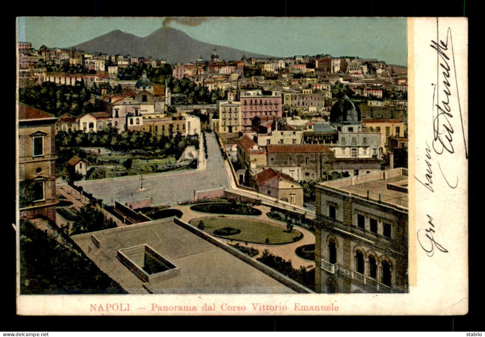 ITALIE - NAPOLI - PANORAMA DAL CORSO VITTORIO EMANUELE - Napoli (Naples)