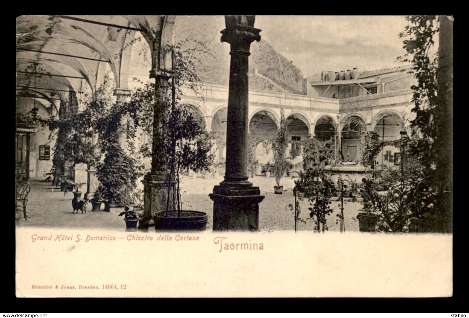 ITALIE - TAORMINA - GRAND HOTEL ST-DOMENICO - Other & Unclassified
