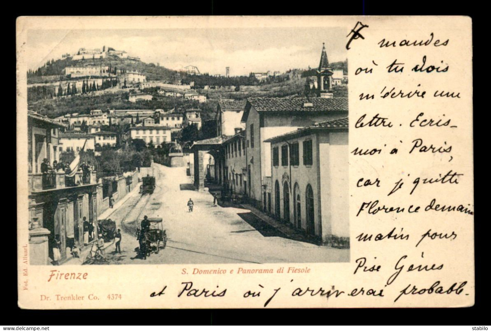 ITALIE - FIRENZE - S DOMENICO E PANORAMA DI FIESOLE - Firenze (Florence)