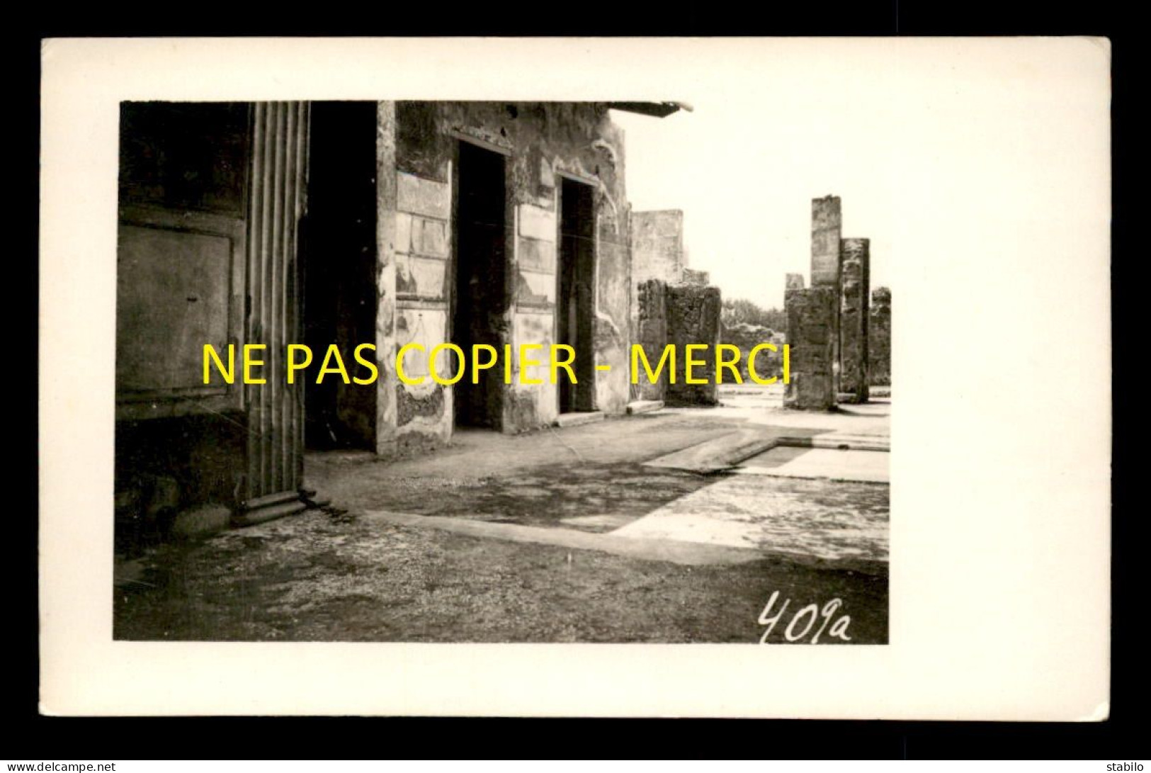 ITALIE - POMPEI - CARTE PHOTO ORIGINALE - Pompei