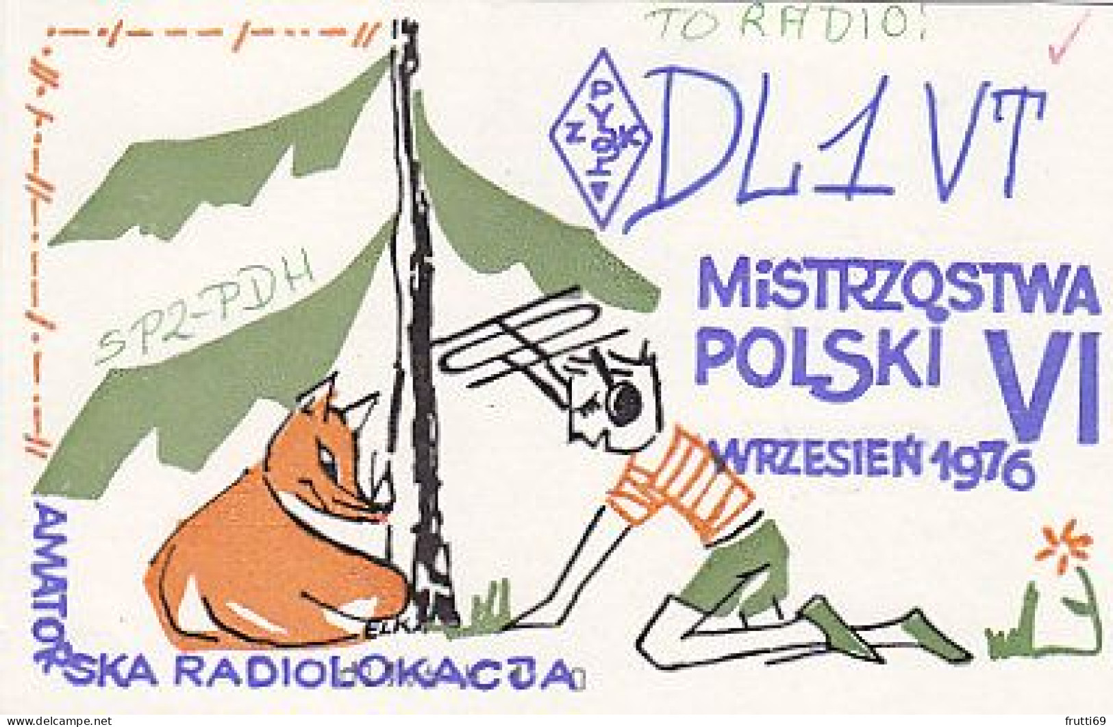 AK 210644 QSL - Poland - Mistrzostwa Polski - Amateurfunk