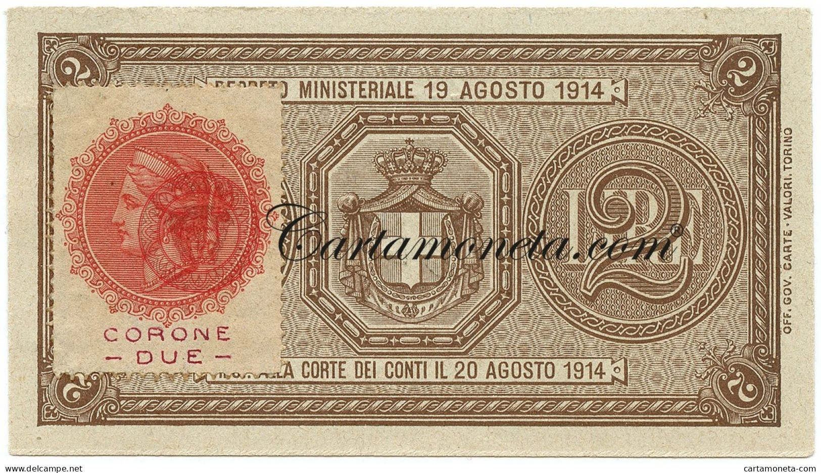 2 CORONE VENEZIA GIULIA E VENEZIA TRIDENTINA 1915 SUP+ - Other & Unclassified