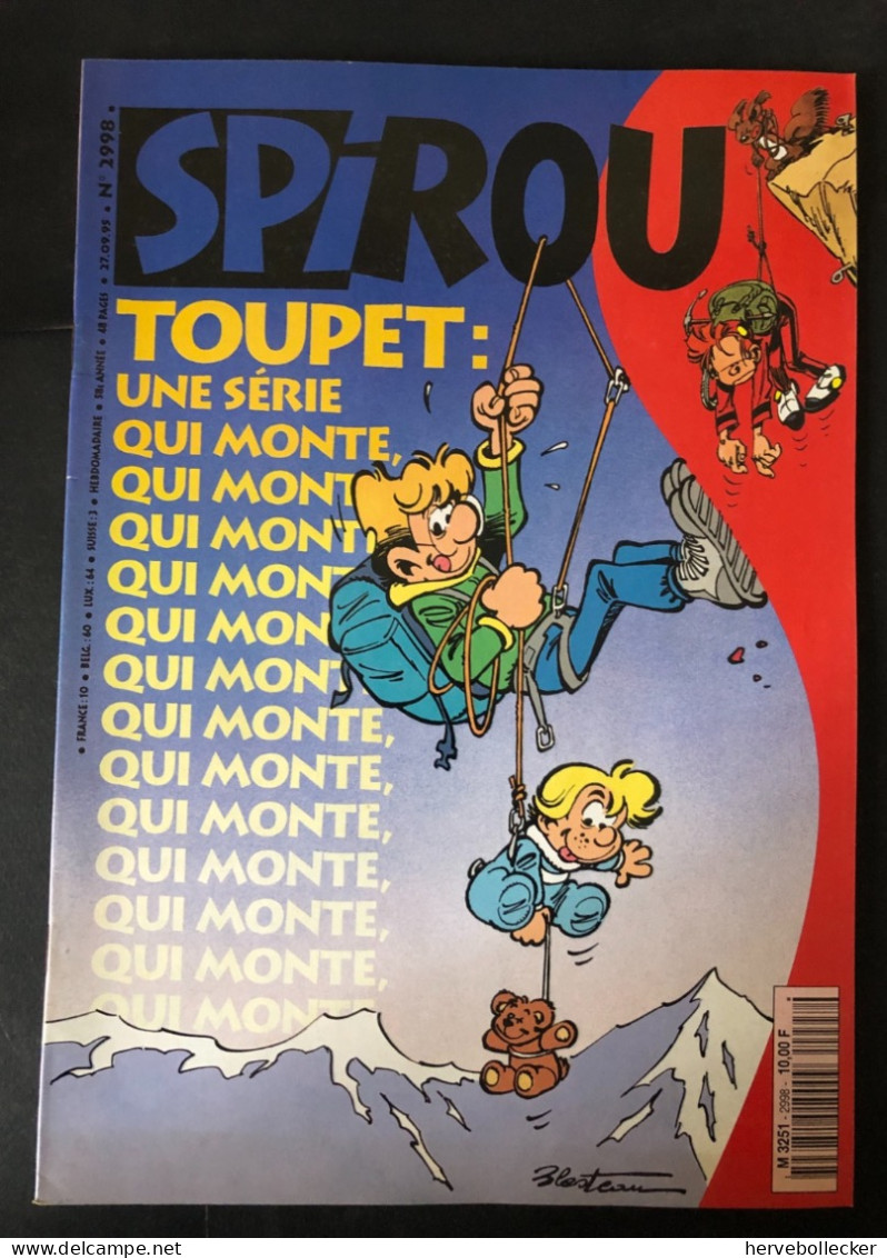 Spirou Hebdomadaire N° 2998 -1995 - Spirou Magazine