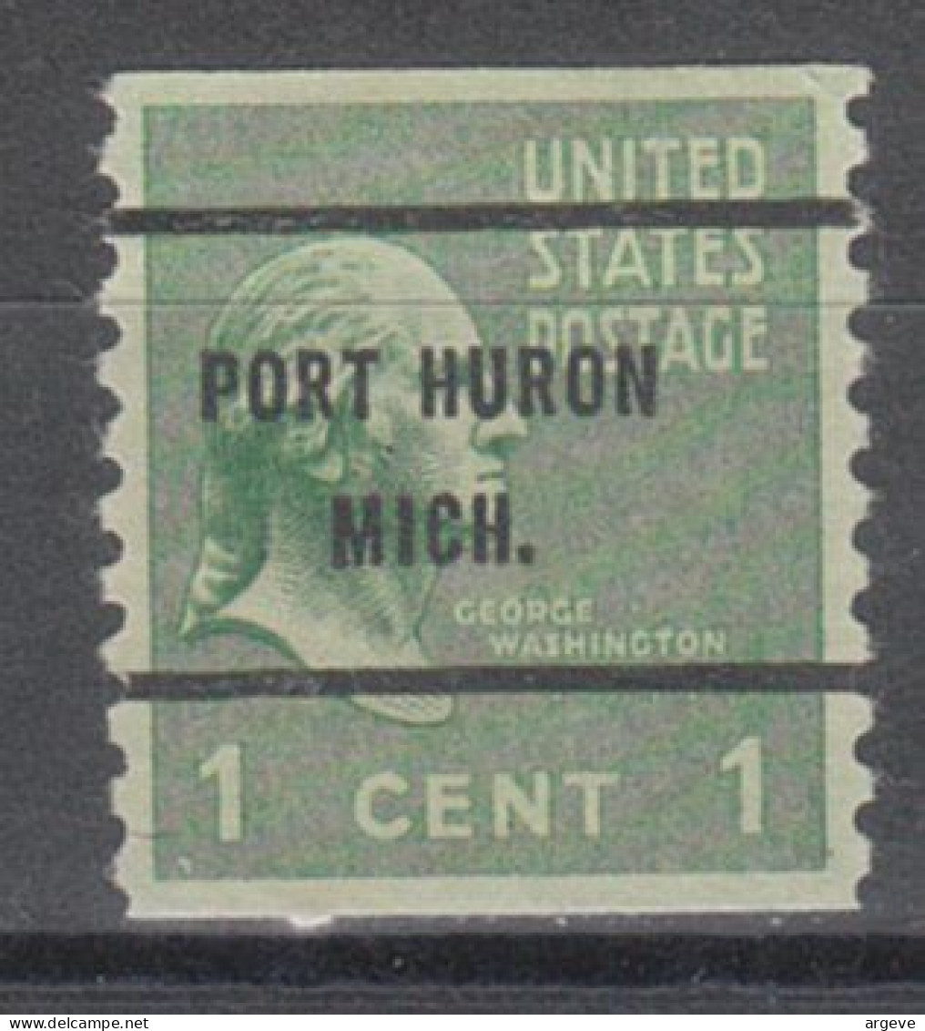 USA Precancel Vorausentwertungen Preo Bureau Michigan, Port Huron 839-61 - Préoblitérés