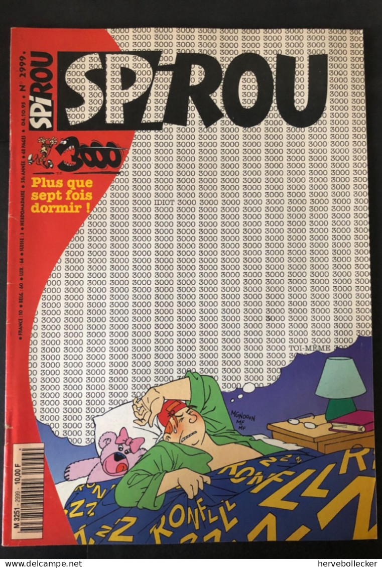 Spirou Hebdomadaire N° 2999 -1995 - Spirou Magazine
