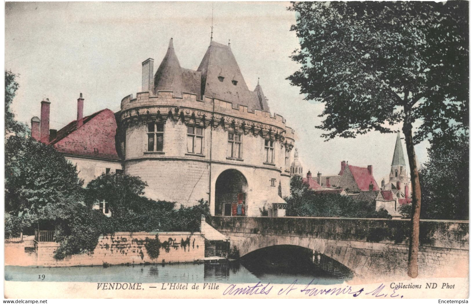 CPA Carte Postale France Vendome Hôtel De Ville 1904 VM80512 - Vendome