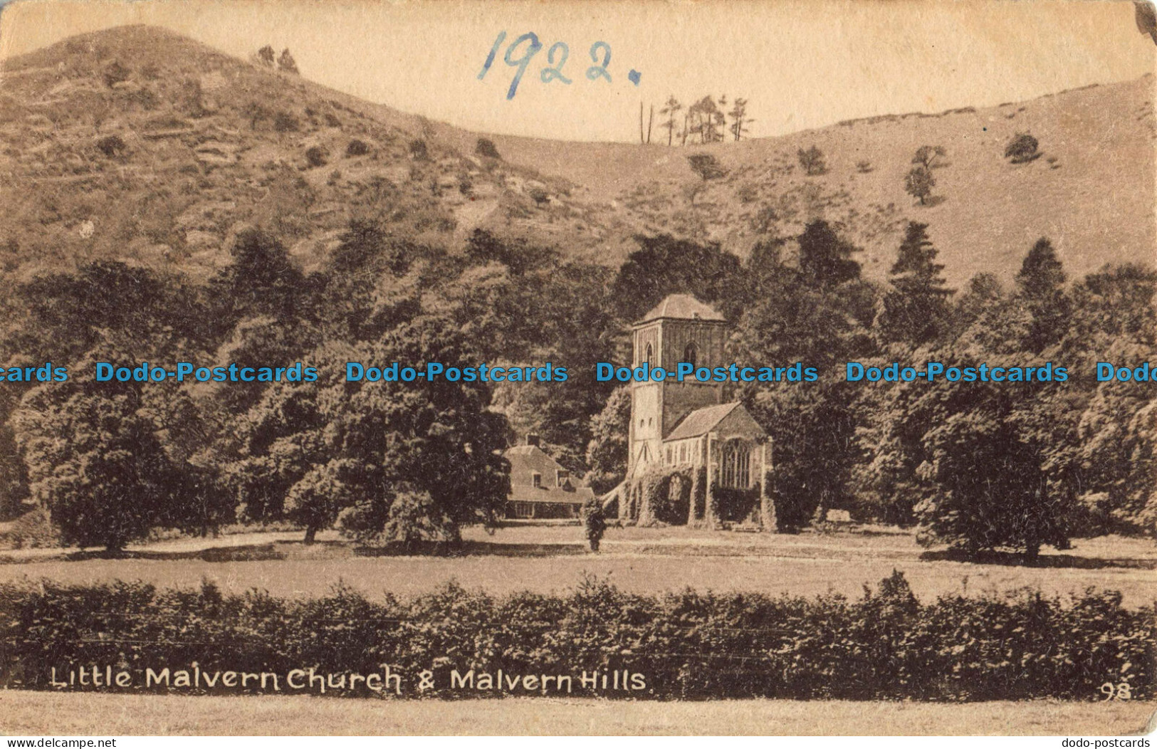 R040840 Little Malvern Church And Malvern Hills. Tilley - World