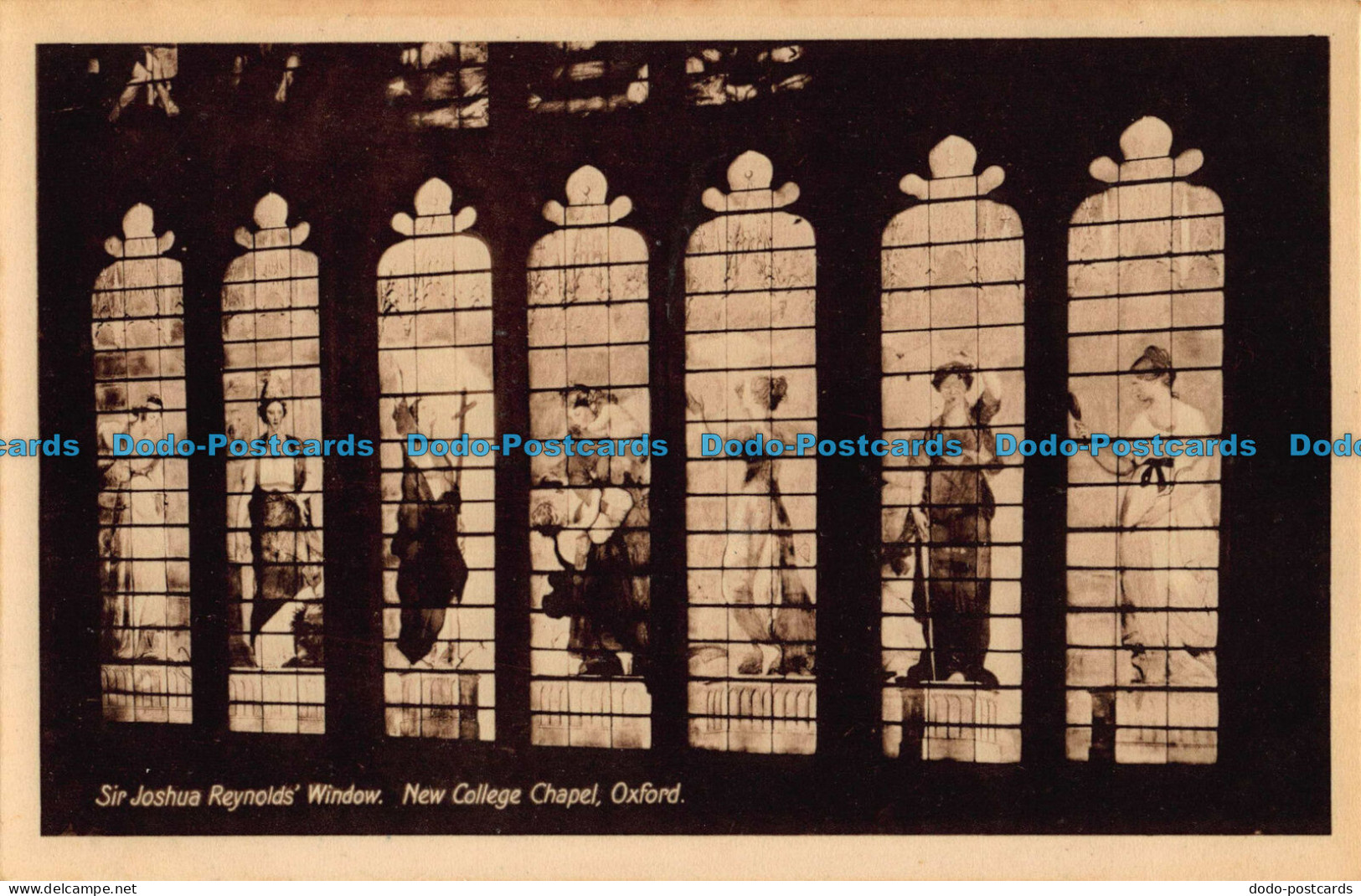 R039914 Sir Joshua Reynolds Window. New College Chapel. Oxford - World