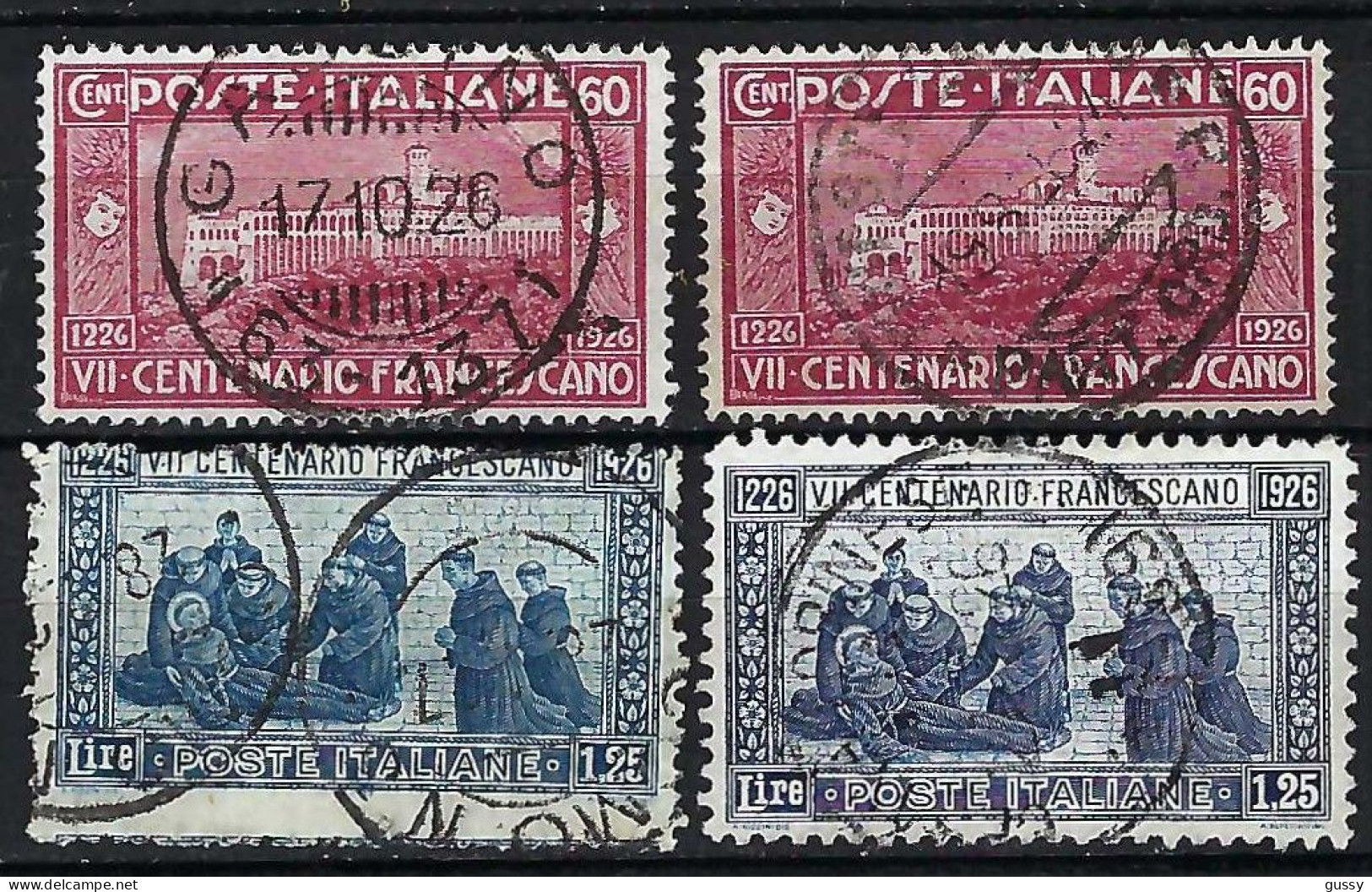 ITALIE Ca. 1926-28: Lot D' Obl. - Usados