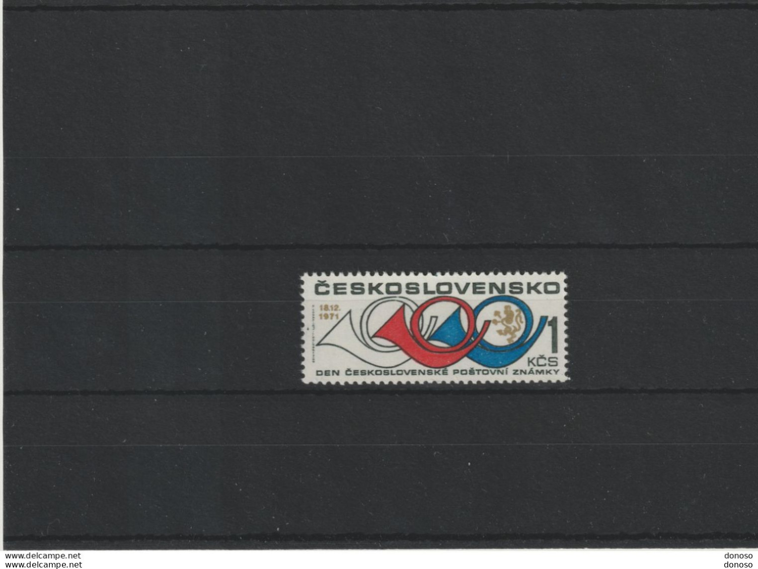 TCHECOSLOVAQUIE 1971 Journée Du Timbre Yvert 1893, Michel  2049 NEUF** MNH - Unused Stamps