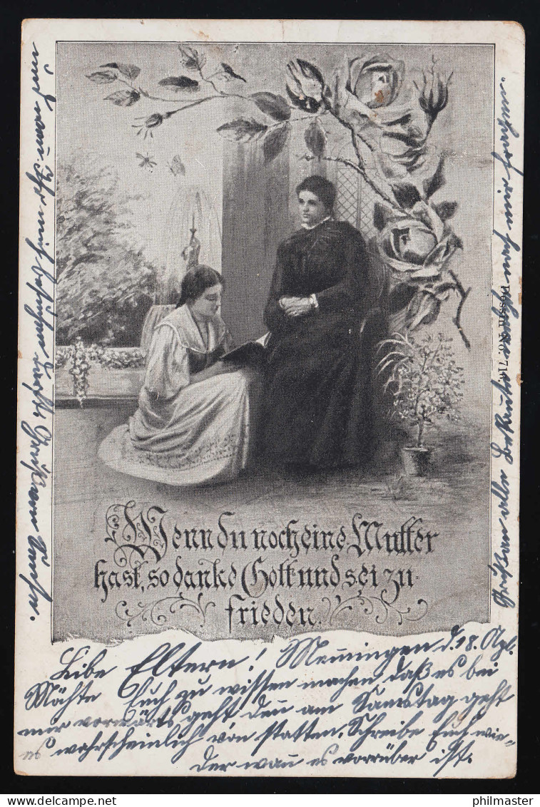 Tochter + Mutter, Wenn Du Noch Eine Mutter Hast, Memmingen /Roth 19. + 20.4.1901 - Día De La Madre