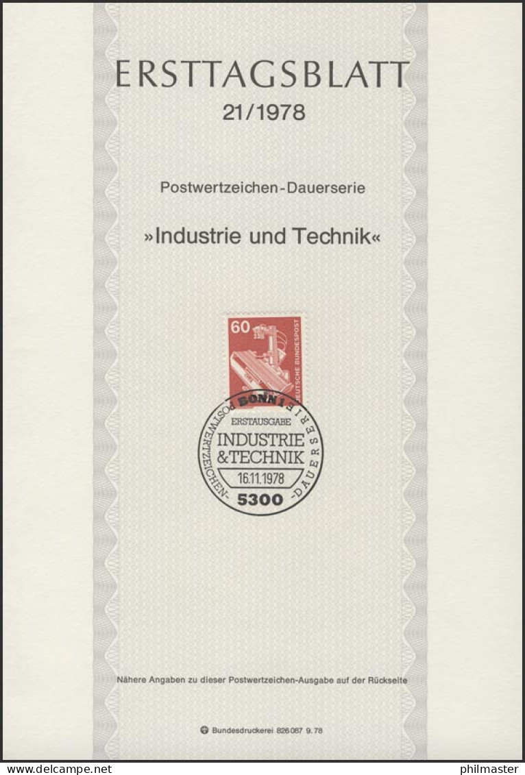ETB 21/1978 Industrie Und Technik: Röntgengerät - 1974-1980