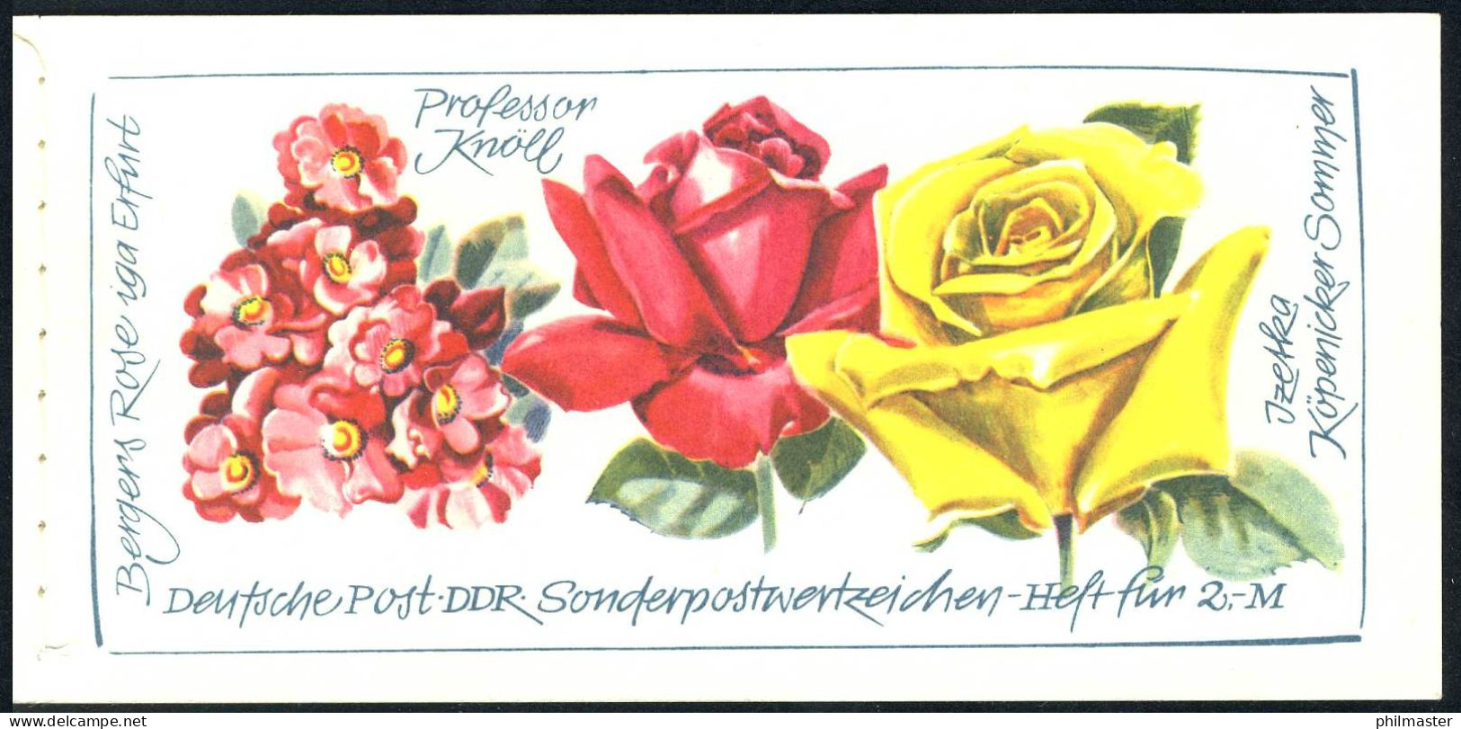 MH 6 I 1a Rosenausstellung - Postfrisch - Postzegelboekjes