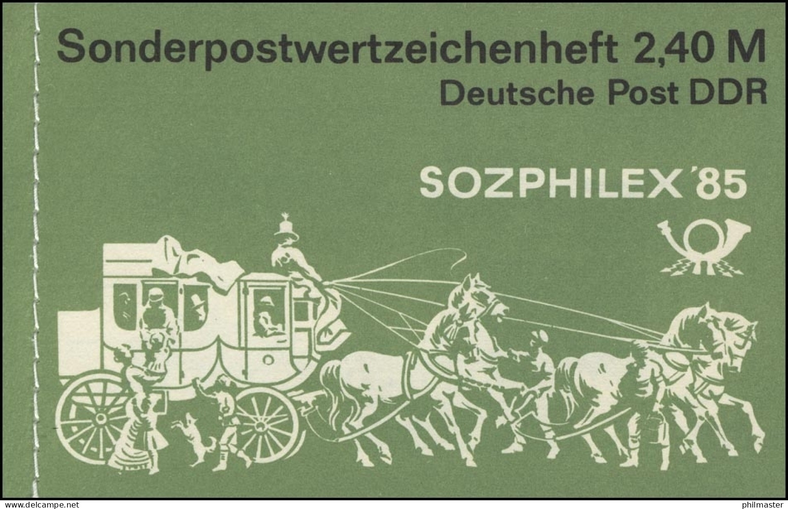 MH 8 SOZPHILEX 1985 - Verschnitt Der 4. DS, ** - Postzegelboekjes