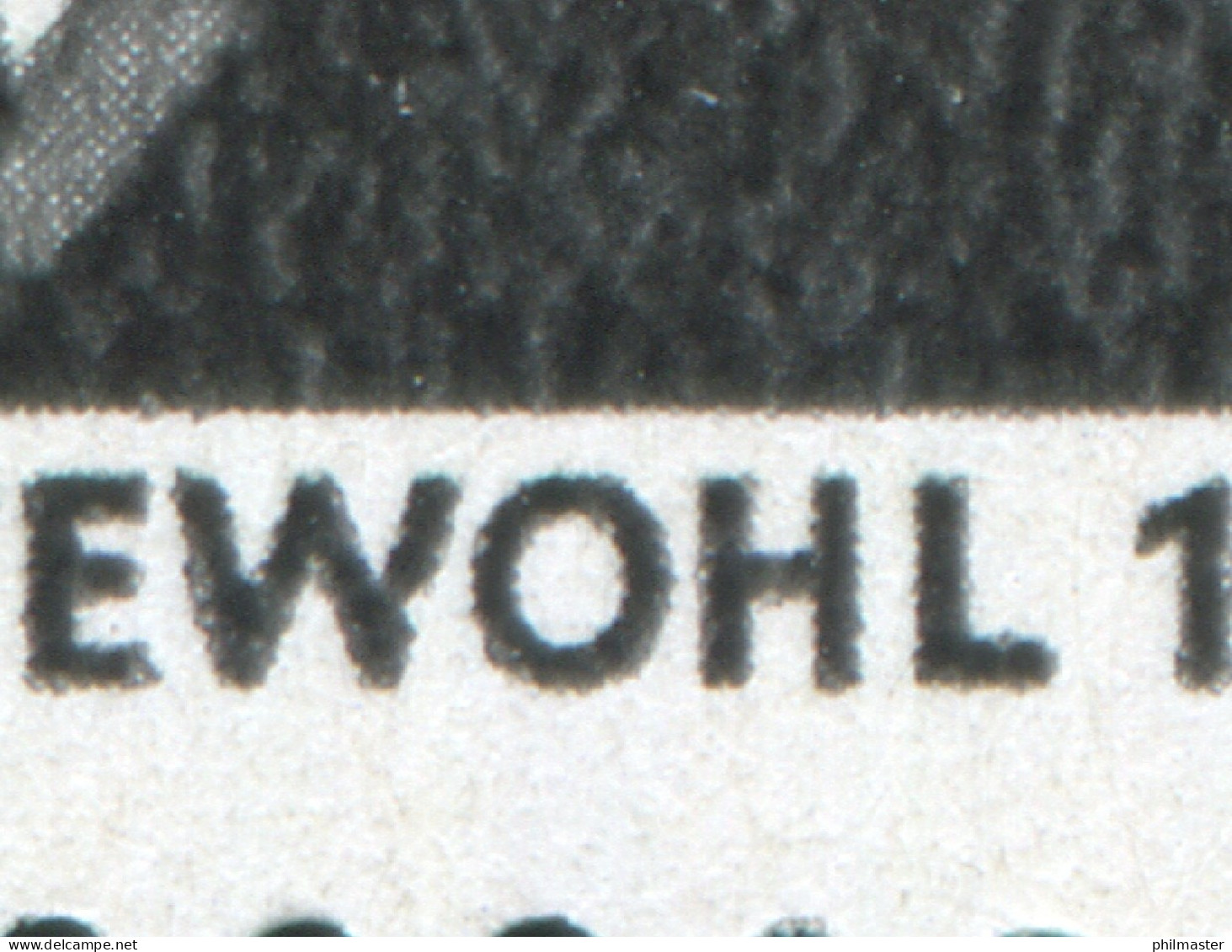 1153 Otto Grotewohl Mit PLF Kerbe Rechts Im W Von GROTEWOHL, Feld 37 ** - Abarten Und Kuriositäten