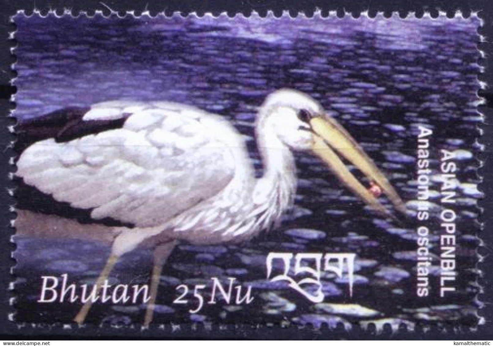 Bhutan 2003 MNH, Asian Openbill, Storks, Water Birds - - Ooievaars