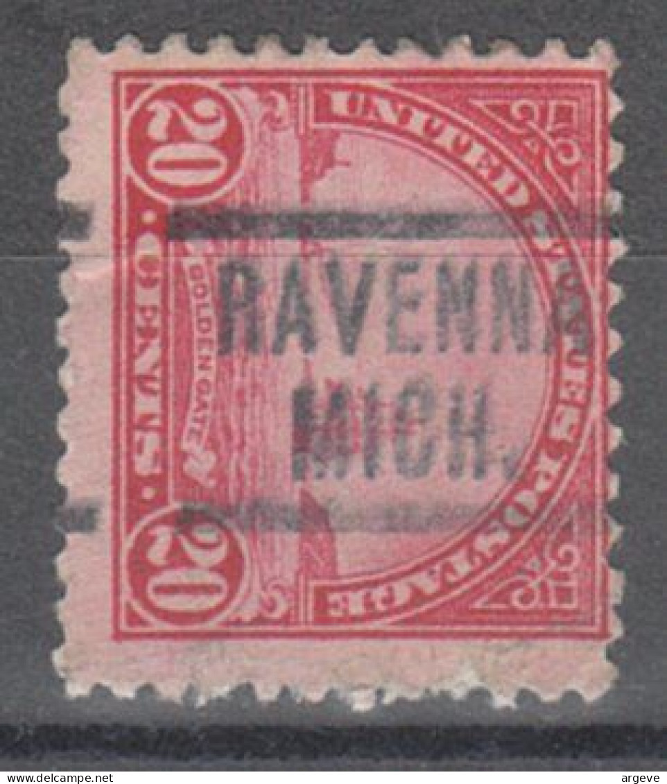 USA Precancel Vorausentwertungen Preo Locals Michigan, Ravenna 567-549 - Preobliterati