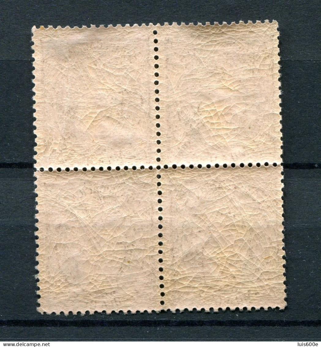 1870.ESPAÑA.EDIFIL 102**.NUEVO SIN FIJASELLOS(MNH).GOMA ORIGINAL.BLOQUE DE 4 - Unused Stamps