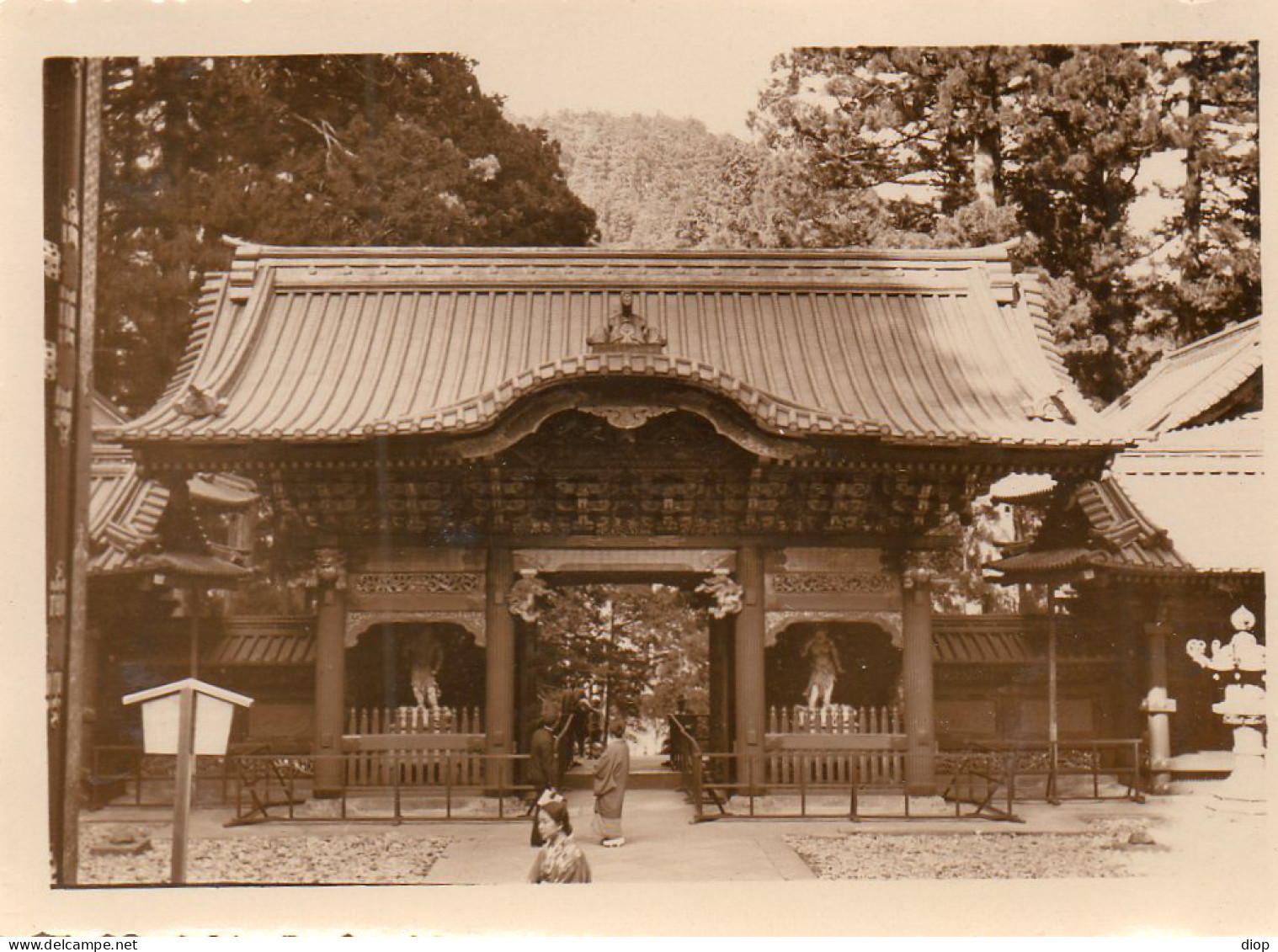 Photographie Photo Vintage Snapshot Chine China Pagode - Places