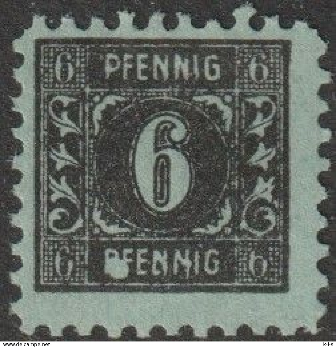 SBZ- Mecklenburg-Vorpommern: 1945, Plattenfehler: Mi. Nr. 10 XI. 6 Pfg. Wertziffer.  */MH - Mint
