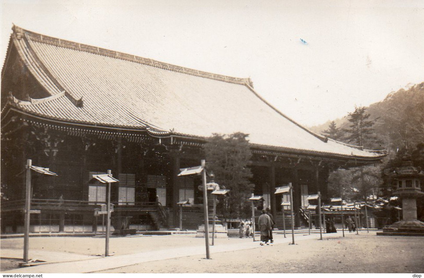 Photographie Photo Vintage Snapshot Japon Japan Kyoto Temple - Places