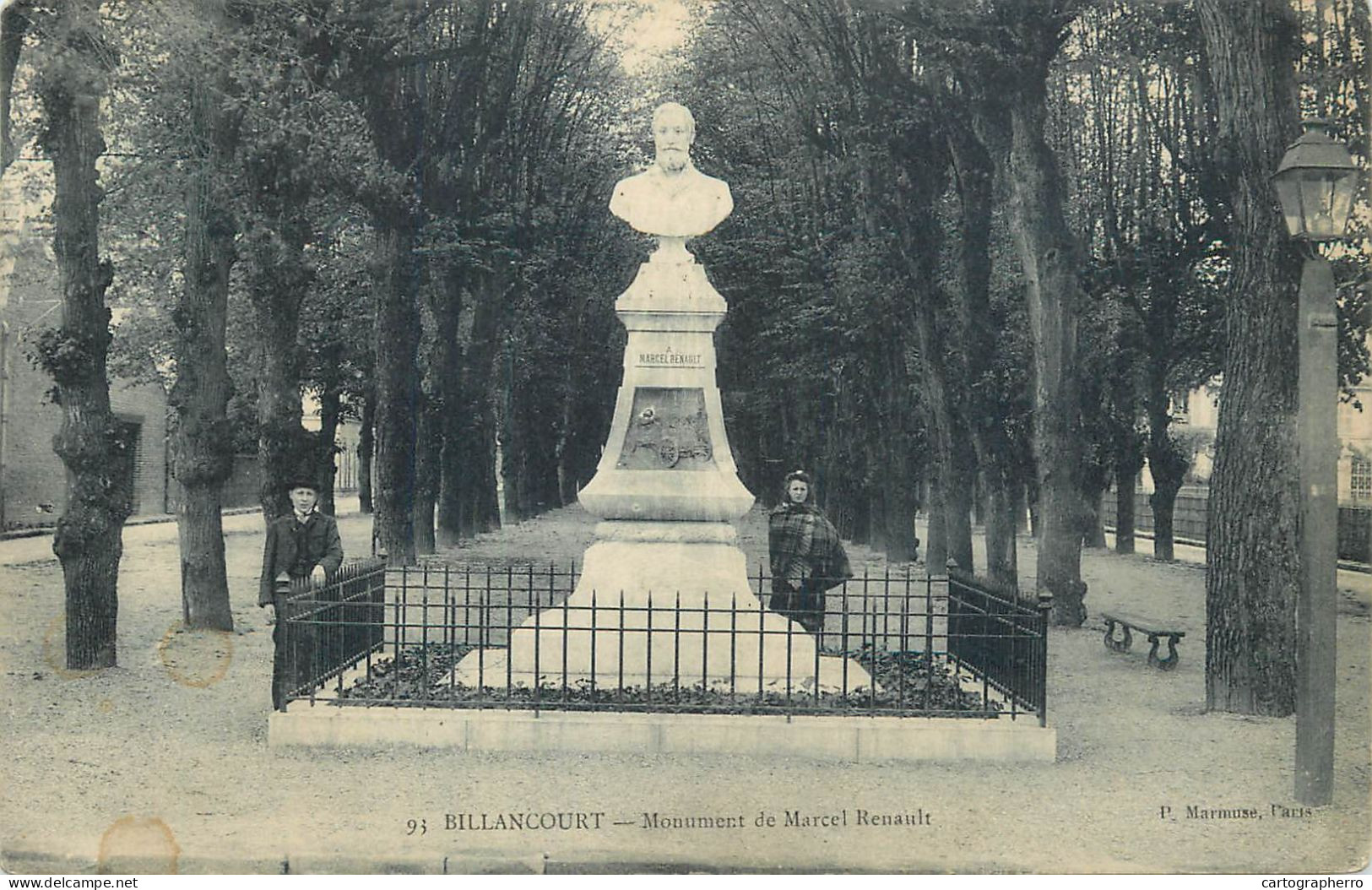CPA France Billancourt Monument De Marcel Renault - Autres & Non Classés