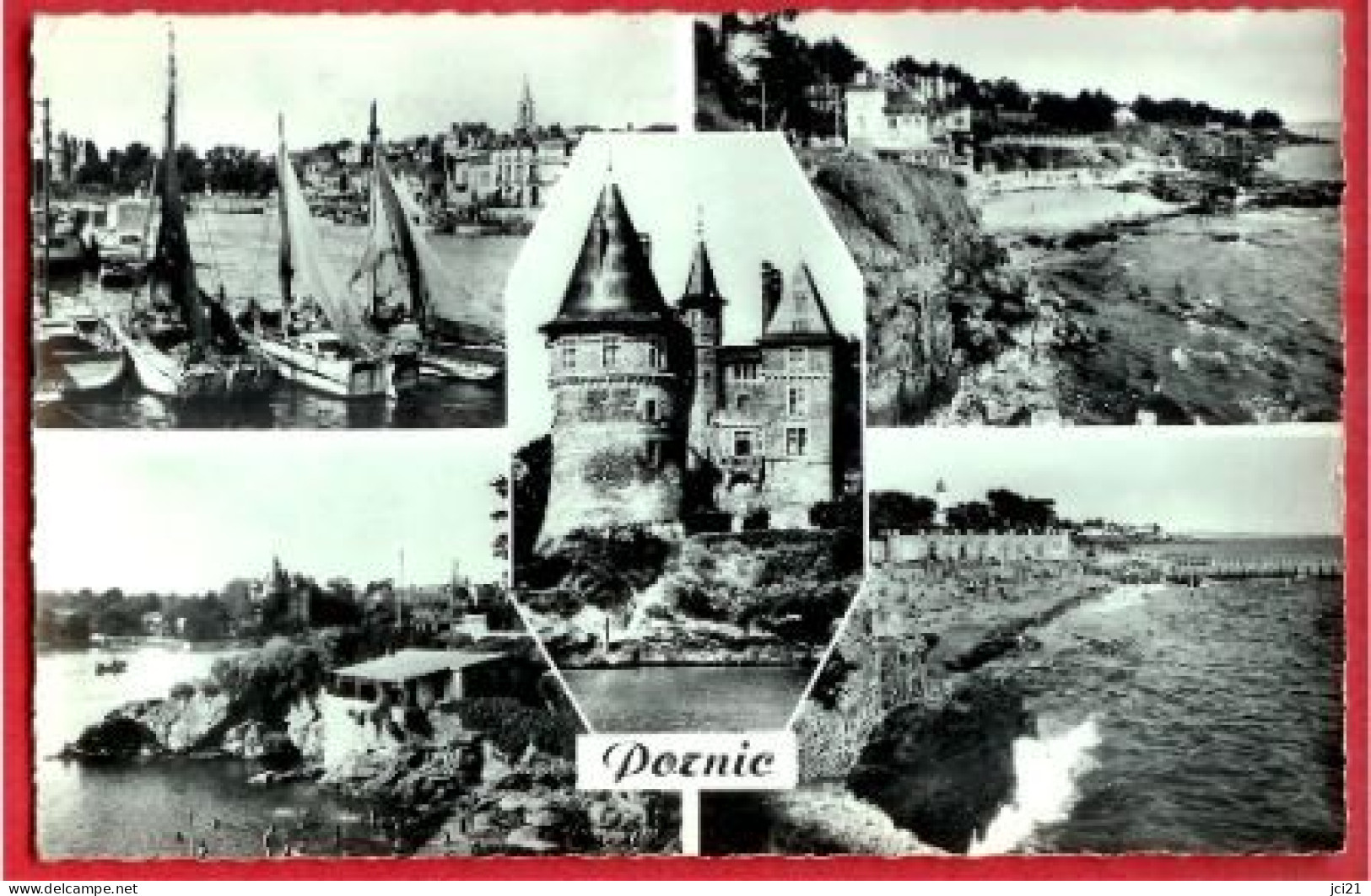 44 - LOIRE ATLANTIQUE - PORNIC MULTIVUES - CPSM (450)_CP175 - Pornic