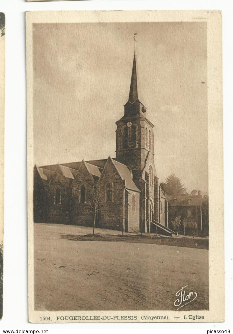 Mayenne , Fougerolle Du Plessis , L'église - Sonstige & Ohne Zuordnung