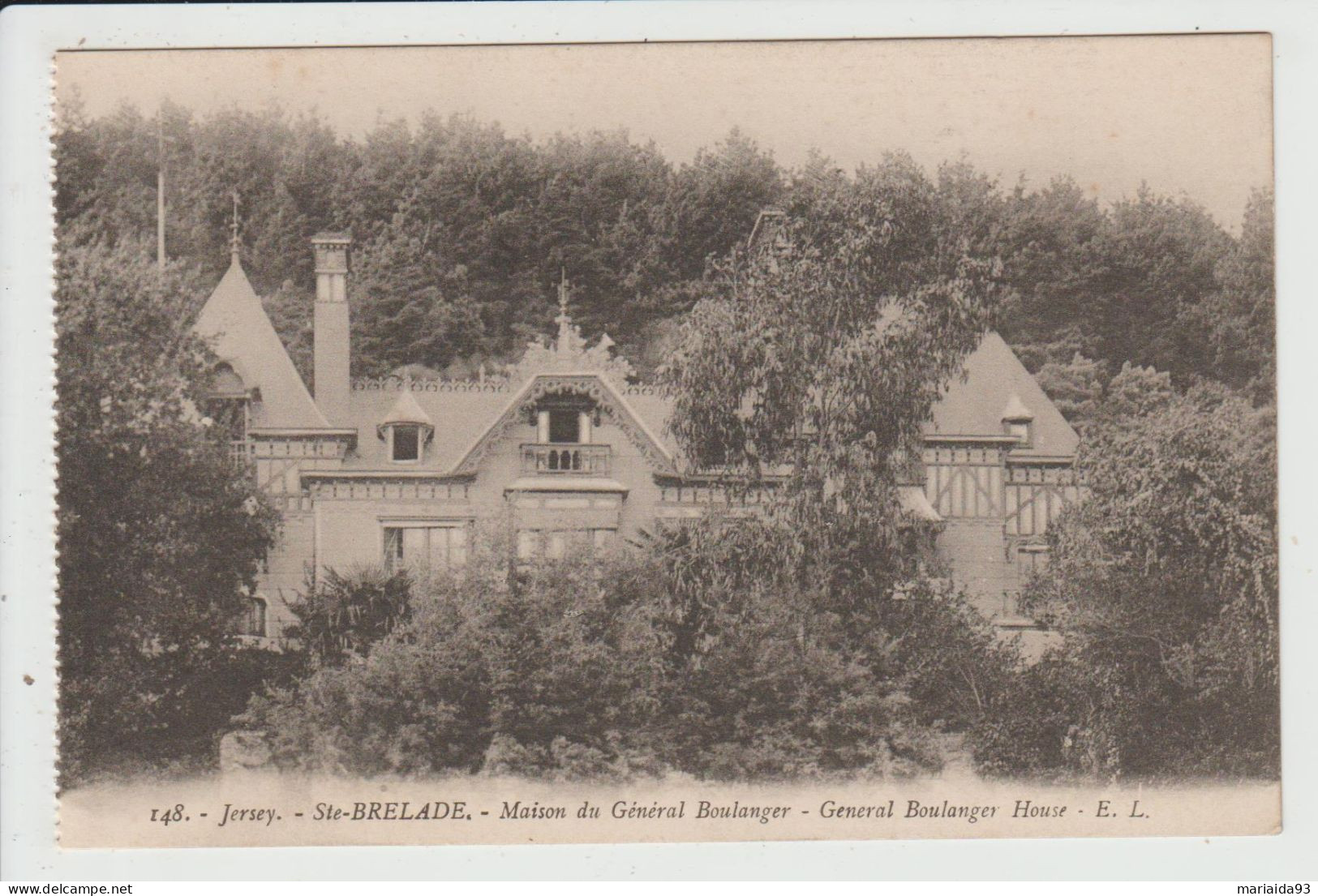 SAINTE BRELADE - JERSEY - MAISON DU GENERAL BOULANGER - Autres & Non Classés