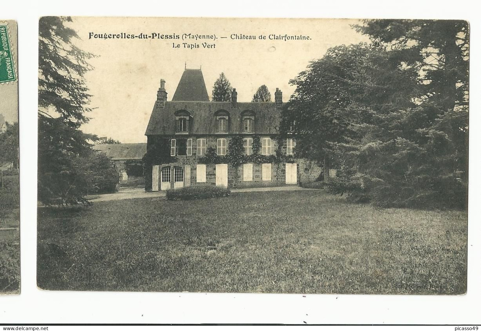 Mayenne , Fougerolle Du Plessis , Chateau De Clairfontaine - Entrammes