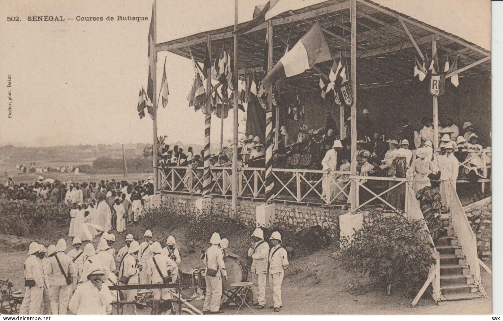 2419-238  Av 1905  N°502 Séné Courses De Rufisque Fortier Photo Dakar   Retrait 26-05 - Sénégal