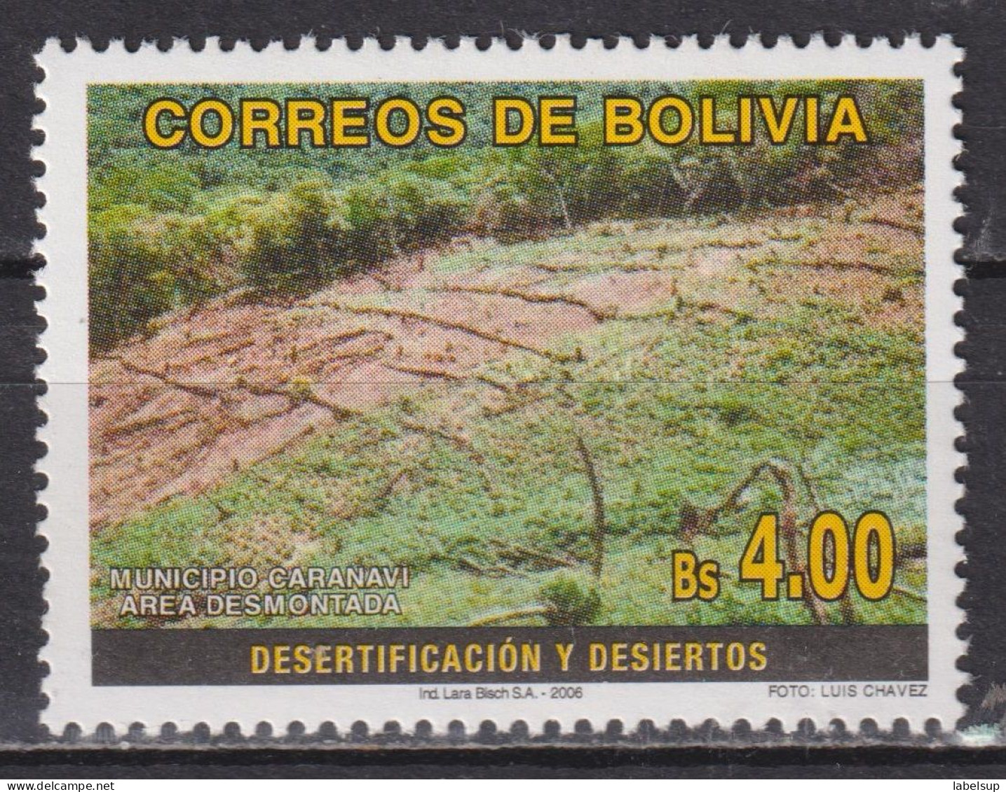 Timbre Neuf** De Bolivie De 2006 YT 1241 MI 1660 MNH - Bolivia