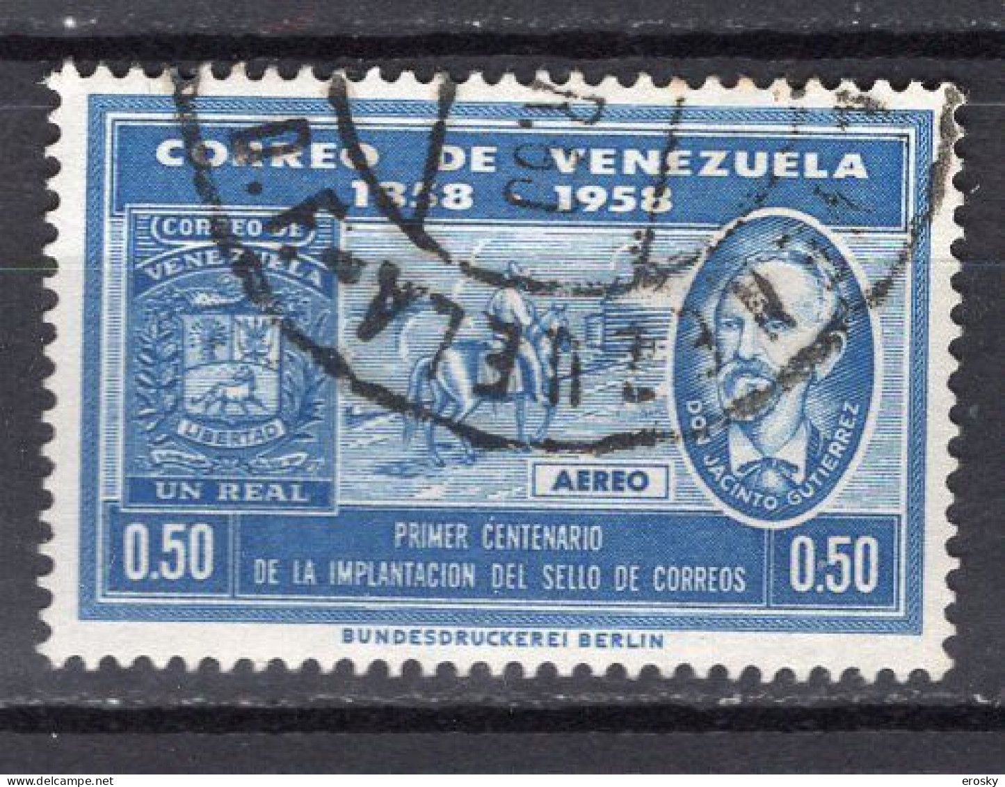 J1065 - VENEZUELA AERIENNE Yv N°681 - Venezuela