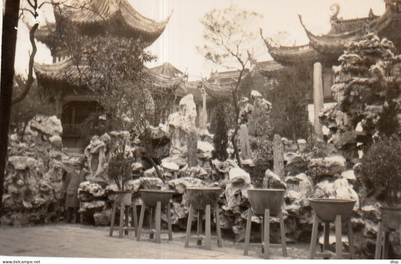 Photographie Photo Vintage Snapshot Chine China Shanga&Iuml; ? - Lieux