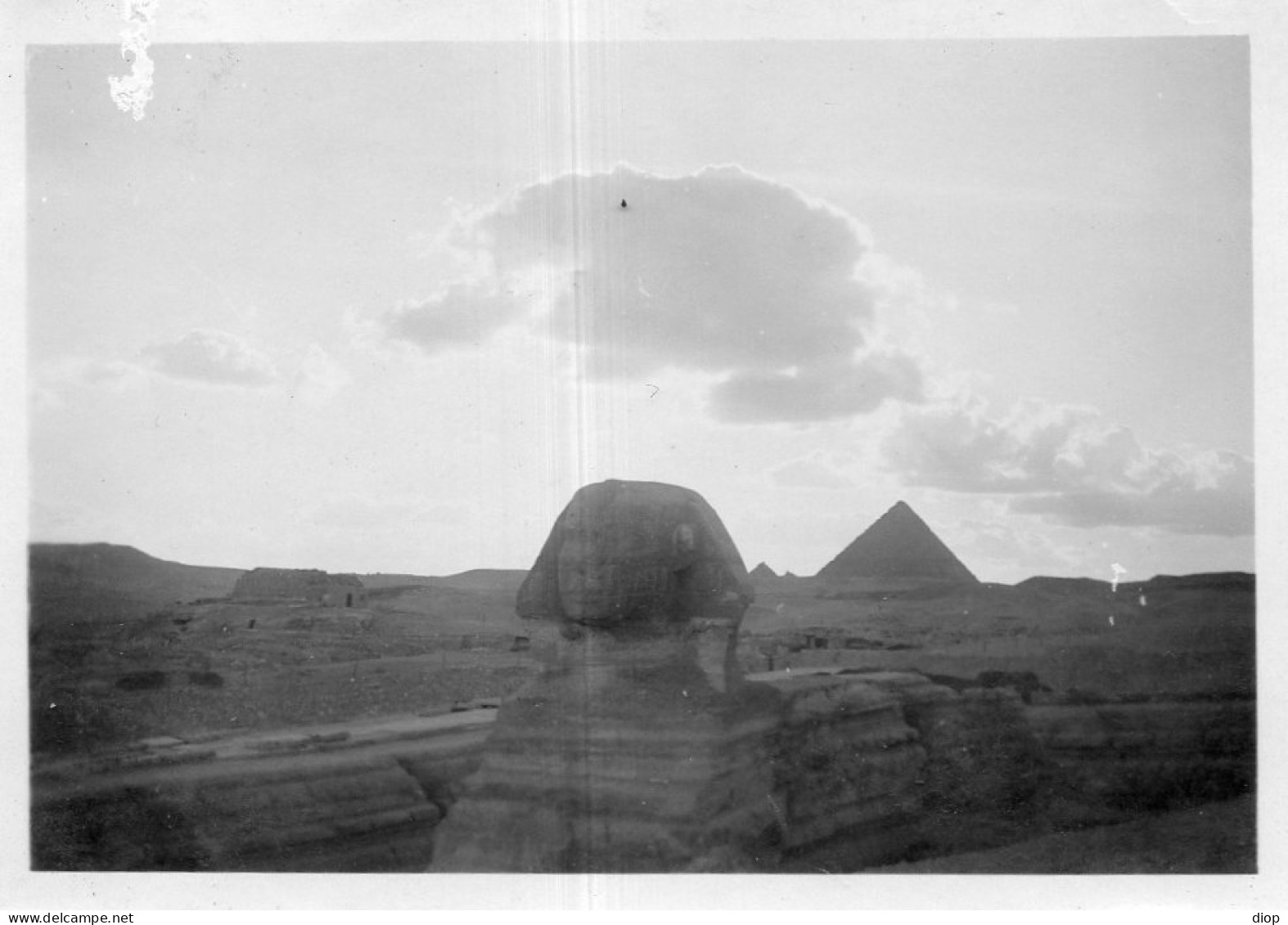 Photographie Photo Vintage Snapshot Afrique Egypte Pyramide Sphynx - Afrique