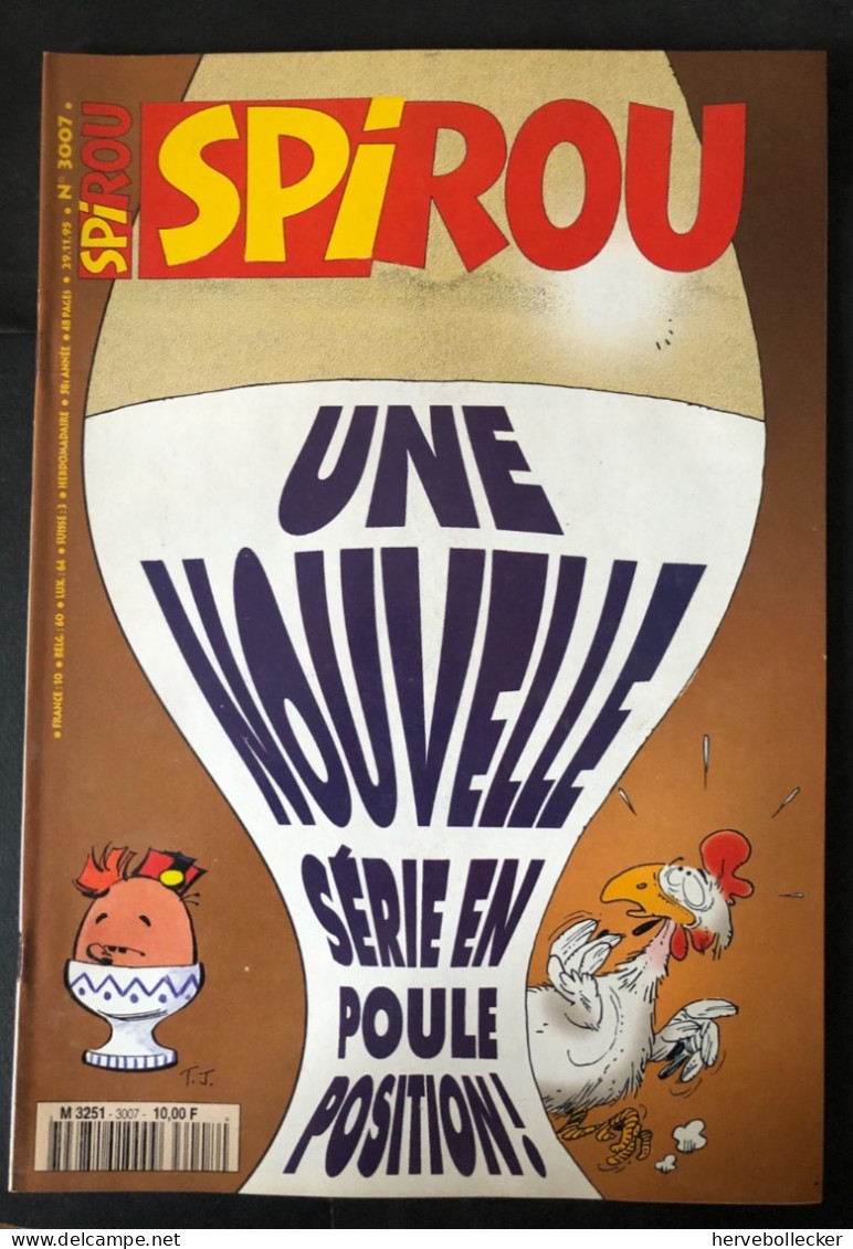 Spirou Hebdomadaire N° 3007 -1995 - Spirou Magazine