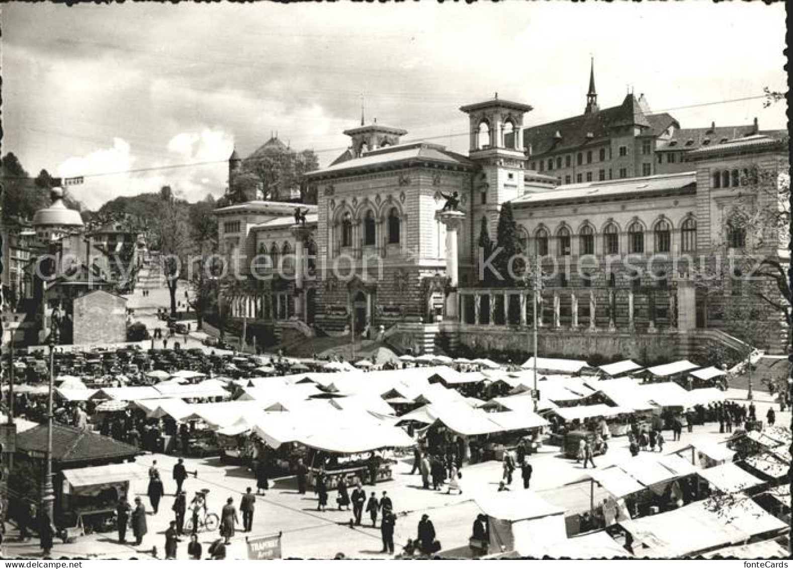 11644387 Lausanne VD Place De La Riponne Et Palais Rumine Lausanne - Sonstige & Ohne Zuordnung