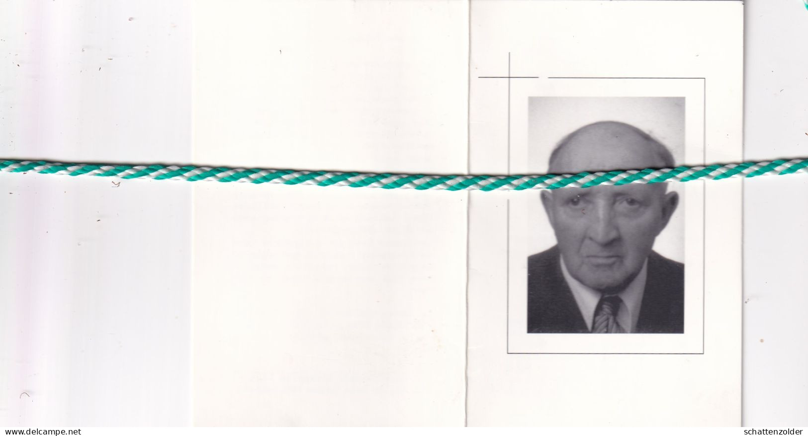 Albert Van Hyfte-Van De Walle, Ertvelde 1915, 1997. Foto - Obituary Notices
