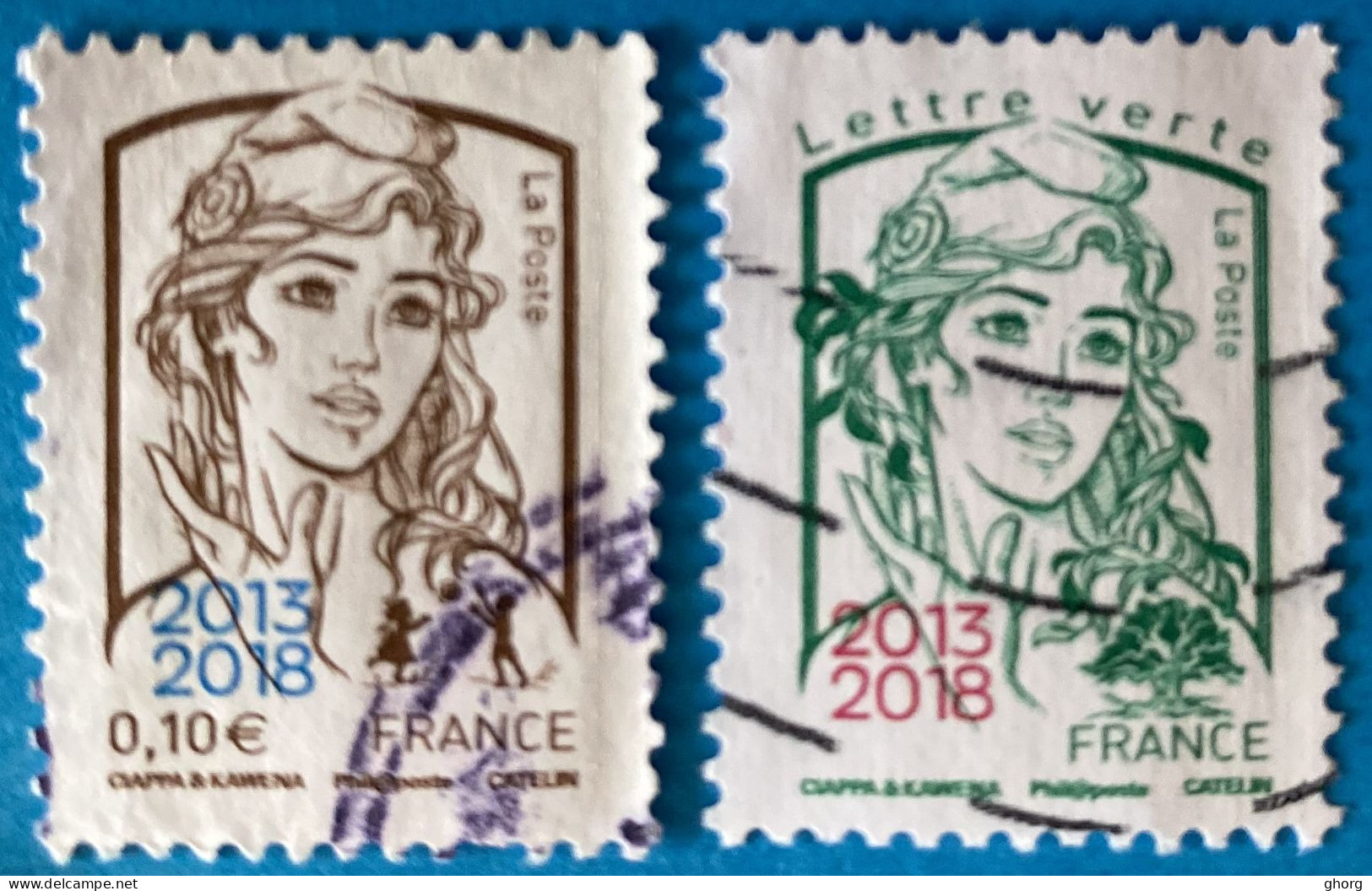 France 2018 : Salon Philatélique Paris-Philex. Marianne De La Jeunesse N° 5234 à 5235 Oblitéré - Used Stamps