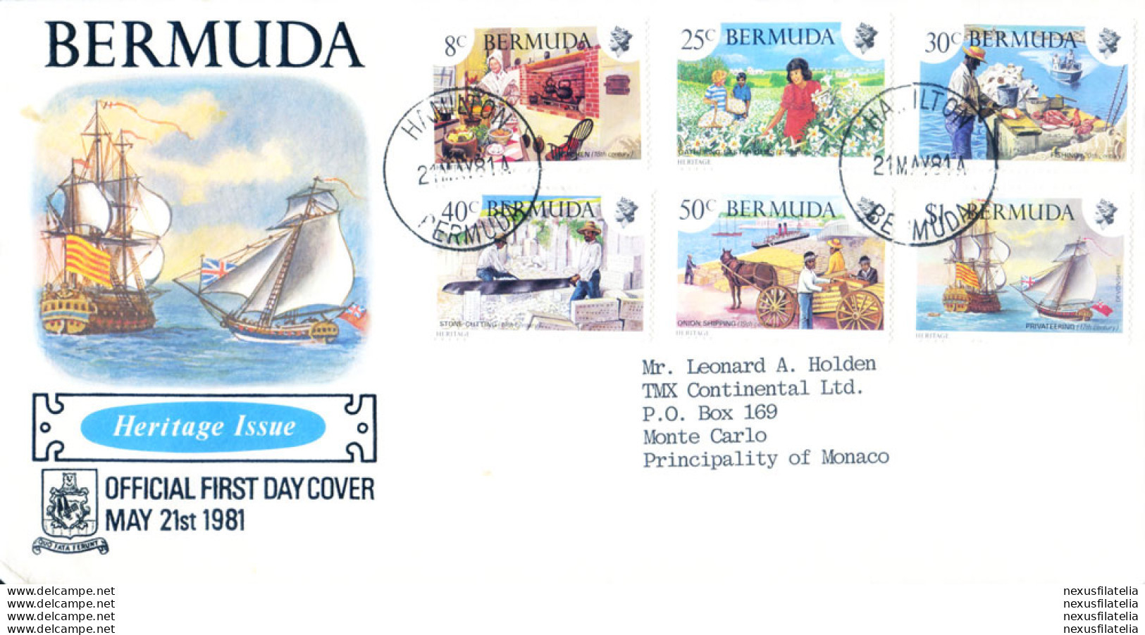 Annata Completa 1981. 3 FDC. - Bermudas