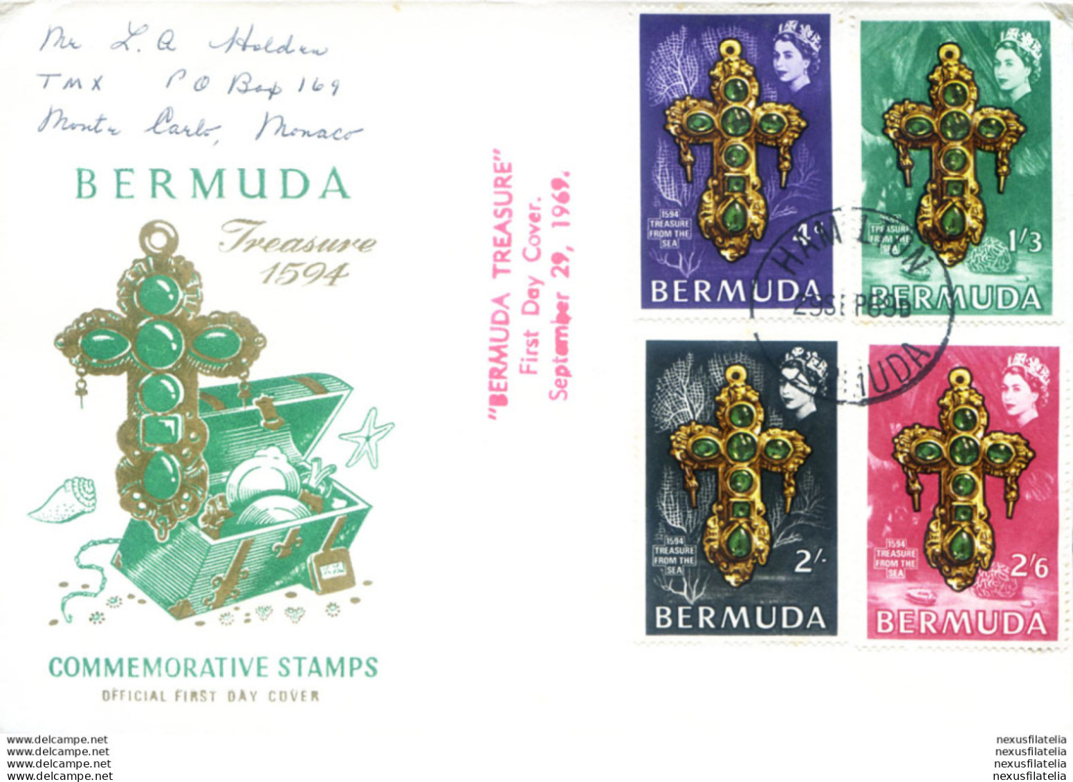 Annata Completa 1968-1969. 5 FDC. - Bermudas
