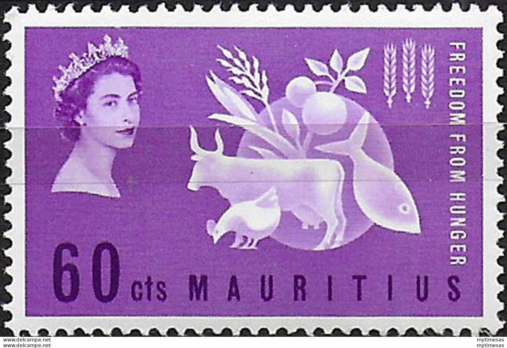 1963 Mauritius Freedom From Hunger 1v. MNH SG N. 311 - Andere & Zonder Classificatie
