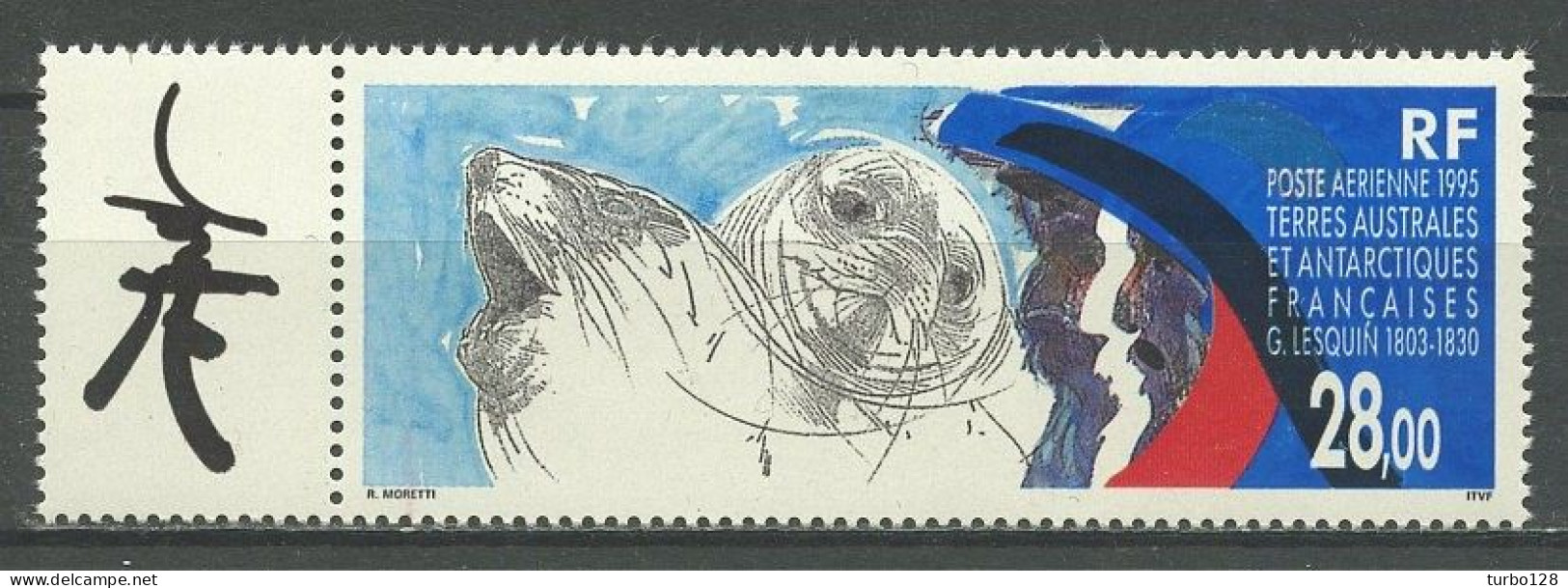TAAF 1995 PA N° 136 ** Neuf MNH Superbe C 14,20 € Faune Animaux Animals - G. Lesquin Phoques - Posta Aerea